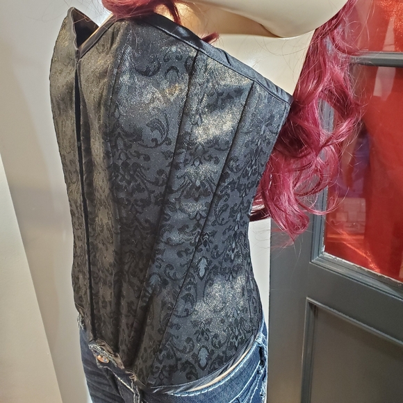 Guess Gothic Gold Sparkle Corset - Picture 3 of 9